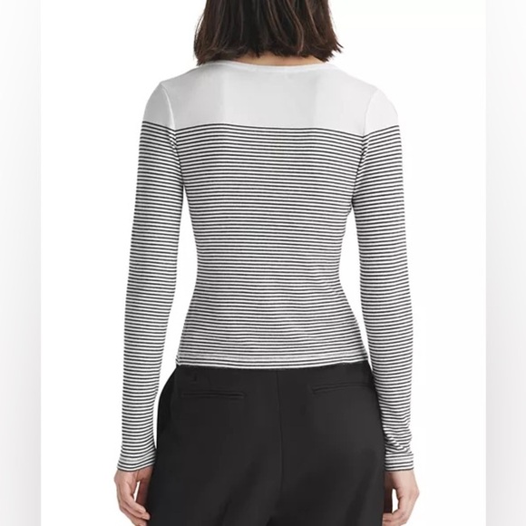 Rag & Bone the Knit Stripe Vee Cardigan XXS - Picture 2 of 10